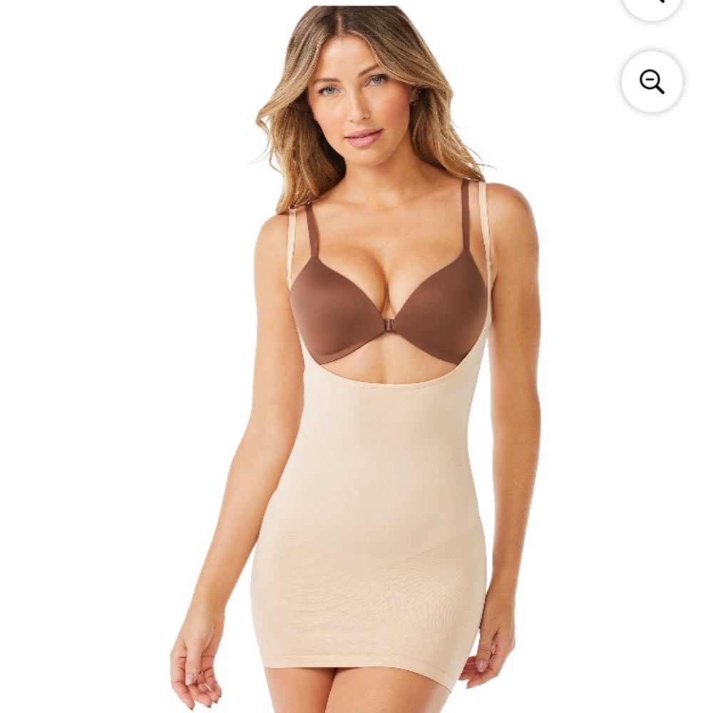 💜Sofia Intimates bySofia Vergara Women's Wear Your Own Bra Shaping Slip Size:XXL